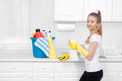 End of tenancy cleaning for a property in Earlscourt with easy access challenges