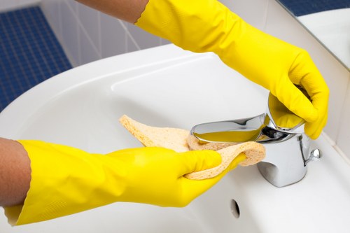 Professional cleaning of an Earlscourt apartment living area before move-in